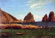 Albert Bierstadt Albert Bierstadt Capri painting